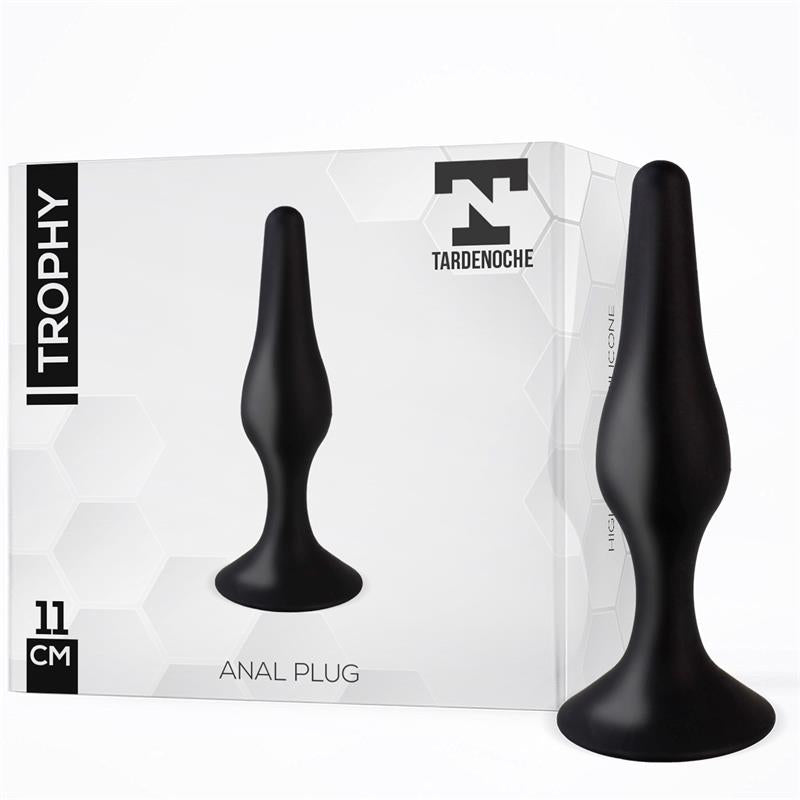 PLUG ANAL 11 CM SILICONE PRETO