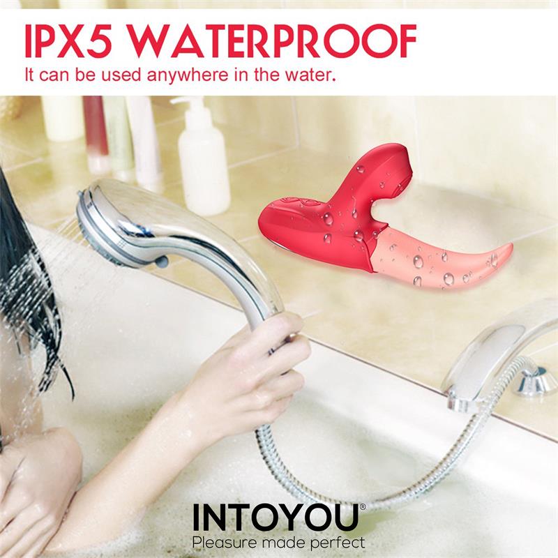 ESTIMULADOR DUPLO INTOYOU COM LÍNGUA E PULSAÇÃO