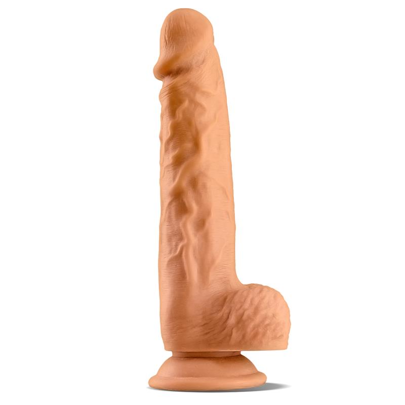 DILDO REALISTA COM TESTÍCULOS 9,1" NATURAL