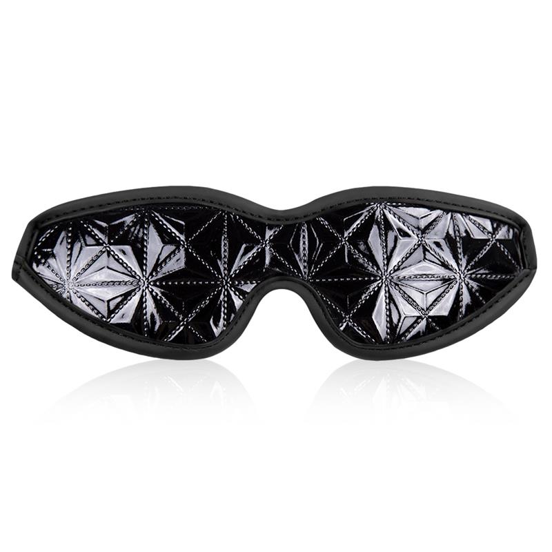 MÁSCARA PARA OLHOS DE COURO VEGANO BLACK SAPPHIRE SAPPHIRE