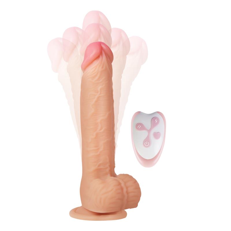 VIBRAÇÃO REALISTA DE VIBRADOR CENTAURO CESUR 3.0, MOVIMENTO ONDULANTE, 360º E CONTROLE REMOTO USB TELESCÓPICO