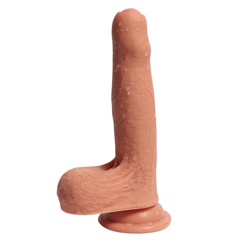 SHEQU Azazel 18 cm Dildo de silicone de dupla densidade
