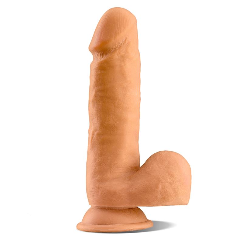 MAX & CO DIMI DILDO REALISTA COM TESTÍCULOS 7,9" NATURAL