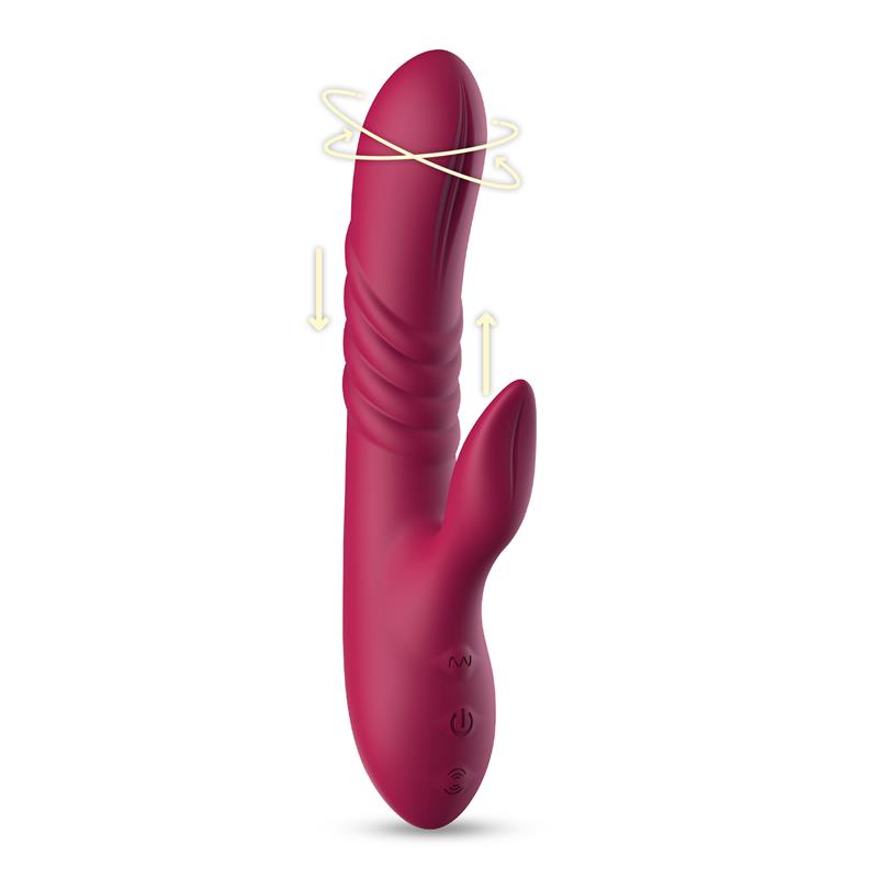 VIBRADOR ENGILY ROSS ODRY COM MOVIMENTO TELESCÓPICO, OSCILANTE E VIBRATÓRIO