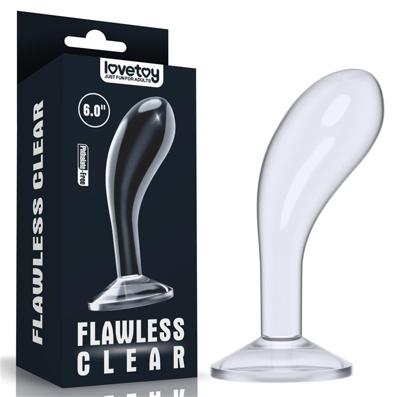 PLUG ANAL LOVETOY IMPECÁVEL TRANSPARENTE 6