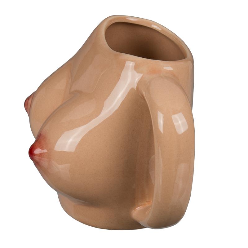 CANECA COM PEITOS DE CERÂMICA