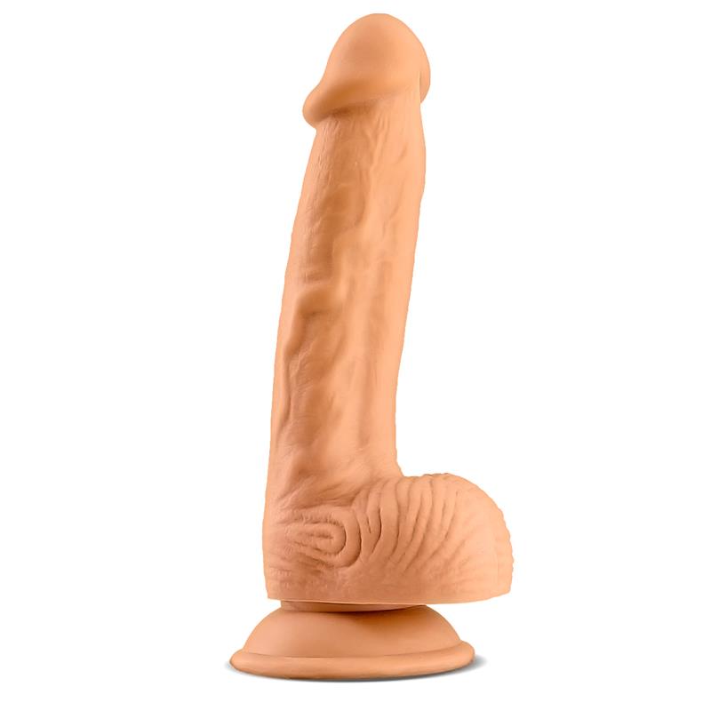DILDO REALISTA COM TESTÍCULOS NATURAIS 8,3"