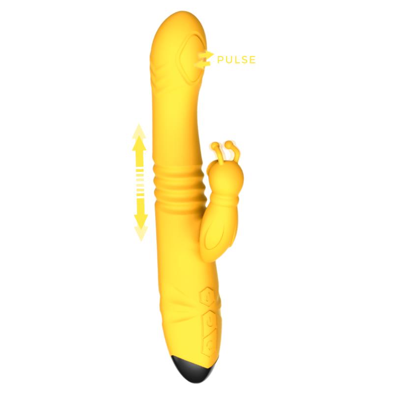 VIBRADOR ENGILY ROSS HONEYBEE COM IMPULSO E PULSAÇÃO
