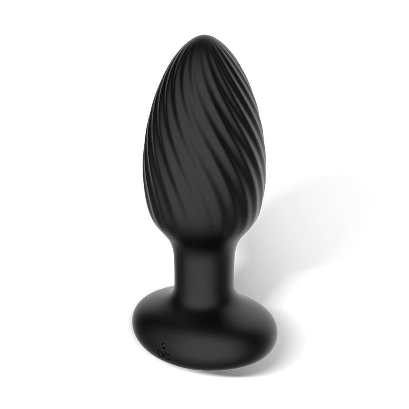 INTOYOU DRAGO ANAL PLUG VIBRAÇÃO, MOVIMENTO TWISTER 360º E CONTROLE REMOTO