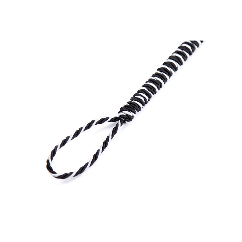 LATETOBED BDSM LINE PENAS ESTIMULANTES 46 CM BRANCO/PRETO