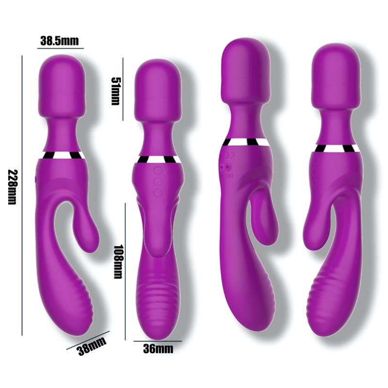 Nº Quinze Vibrador e Massageador 3 Motores Individuais