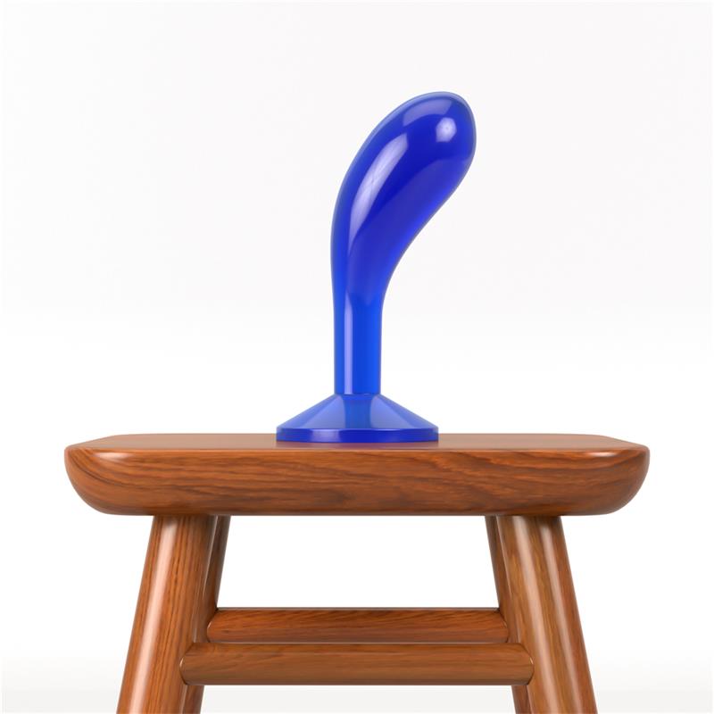 PLUG ANAL LOVETOY IMPECÁVEL TRANSPARENTE AZUL 6