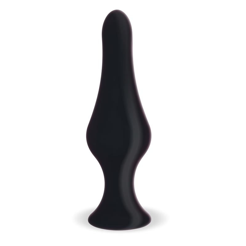 CONJUNTO DE 3 PLUG ANAL DE SILICONE PRETO