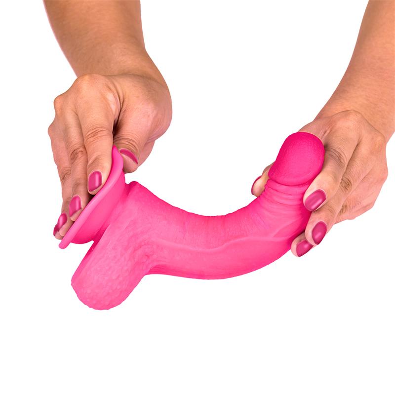 DILDO REALISTA CAMADA DUPLA RETRÁTIL E AJUSTÁVEL 7"