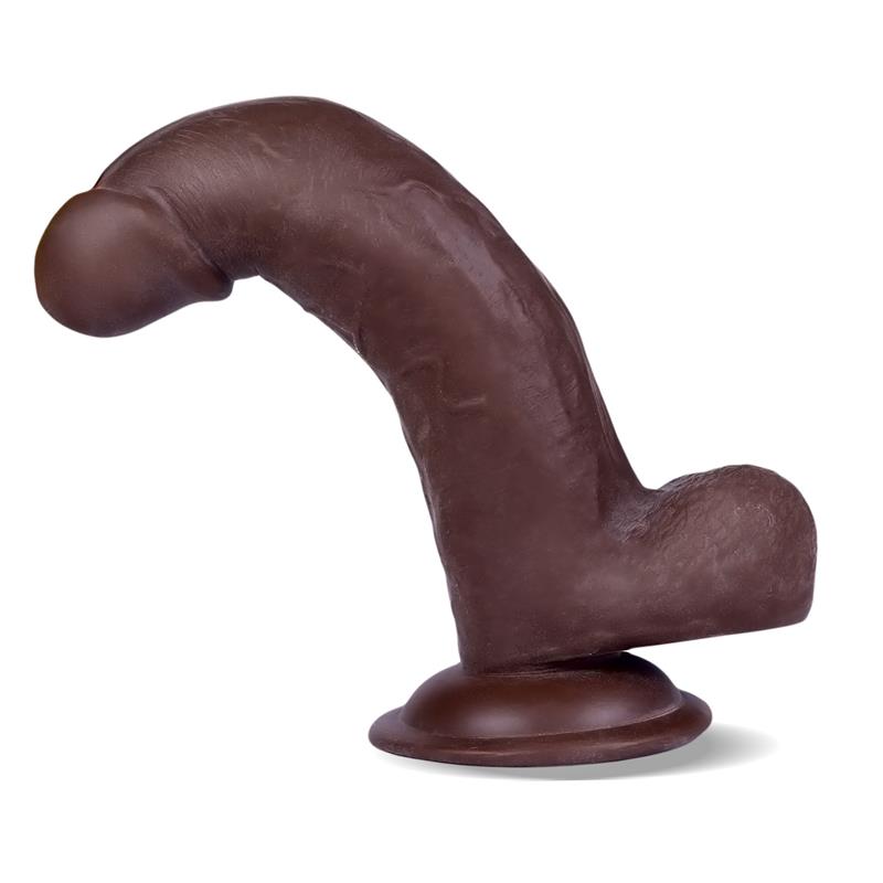 DILDO REALISTA CAMADA DUPLA RETRÁTIL E AJUSTÁVEL 8"