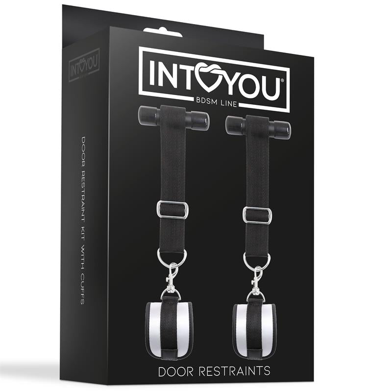 RESTRIÇÕES DE PORTA INTOYOU BDSM LINE COM ALGEMAS REMOVÍVEIS E AJUSTÁVEIS