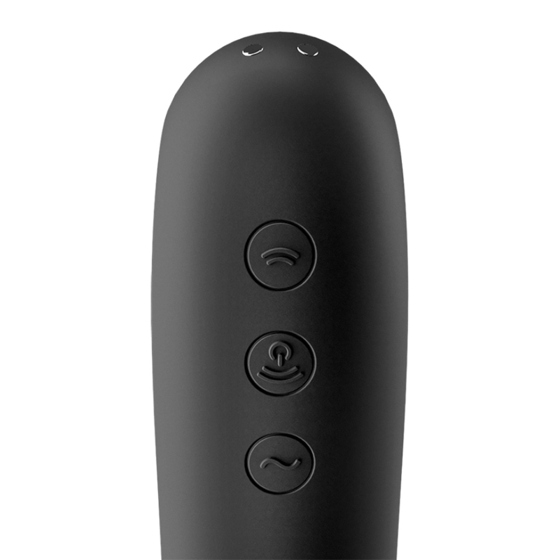 ESTIMULANTE CLIT DE BEIJO DUPLO SATISFYER - PRETO