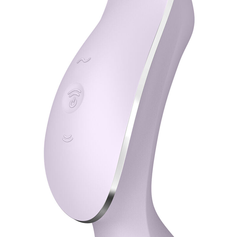 ESTIMULADOR E VIBRADOR SATISFYER CURVY TRINITY 2 - ROXO