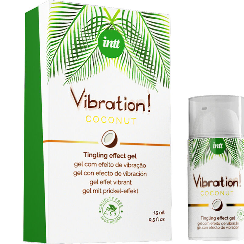 INTT - VIBRAÇÃO GEL PODEROSO ESTIMULANTE VEGANO LÍQUIDO VIBRADOR