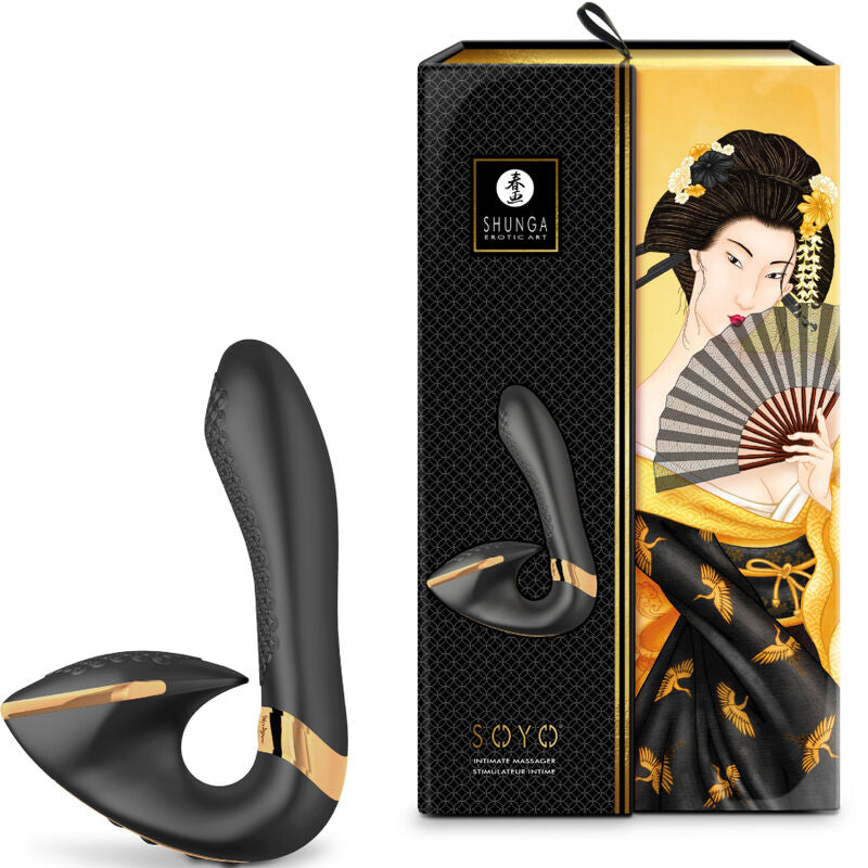 SHUNGA - MASSAGEADOR ÍNTIMO SOYO BLACK
