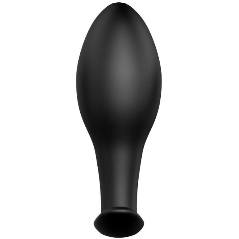 PLUG ANAL SILICONA ANCLA 8.5 CM NEGRO