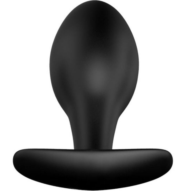 PLUG ANAL SILICONA ANCLA 8.5 CM NEGRO