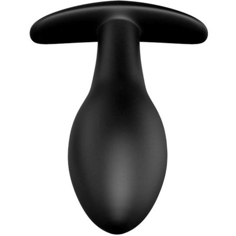 PLUG ANAL SILICONA ANCLA 8.5 CM NEGRO