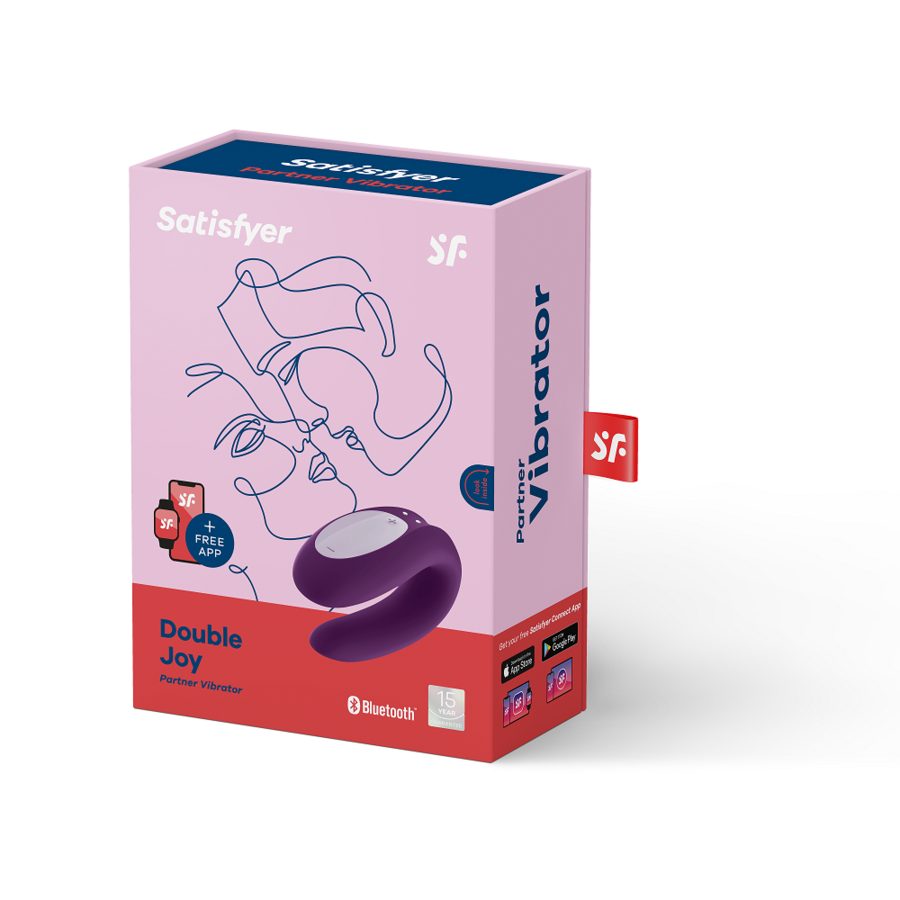 APP SATISFYER DOUBLE JOY CON PURPLE