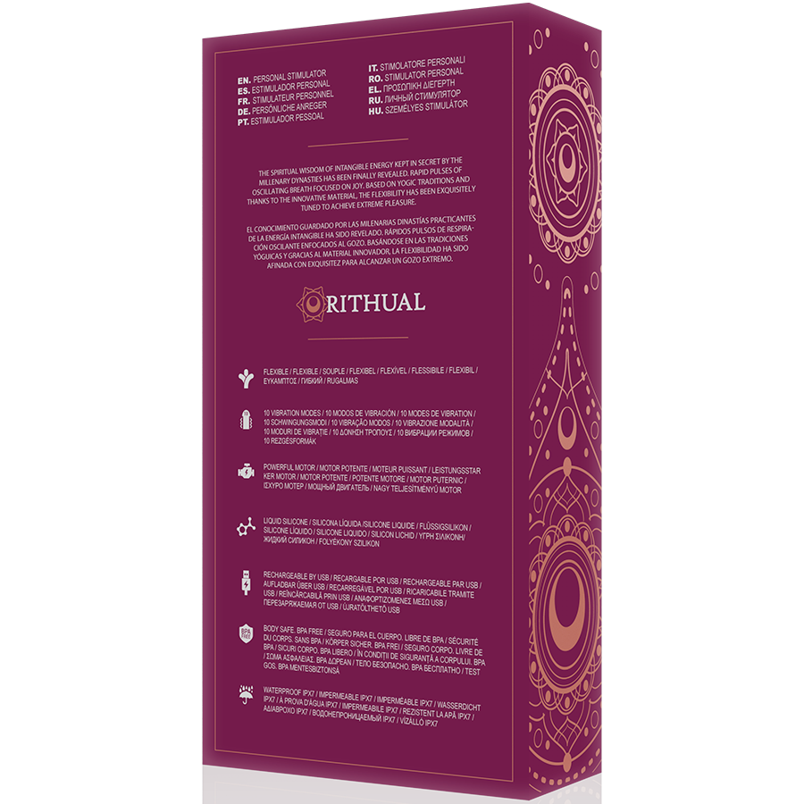 RITHUAL KRIYA G-SPOT STIMULATOR RECHARGEABLE ORQUIDEA