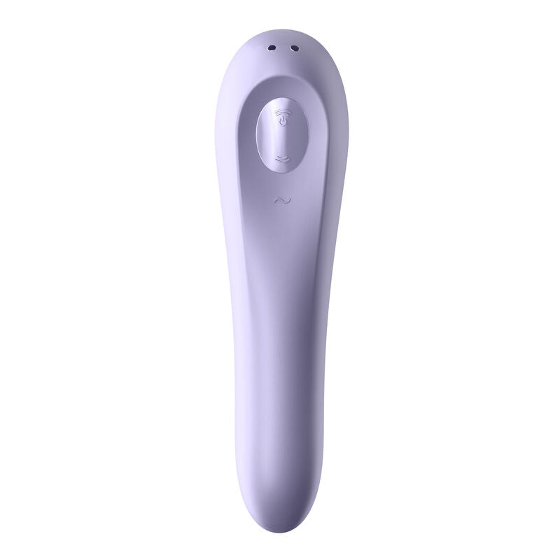 SATISFYER DUAL PLEASURE AIR PULSE VIBRATOR MAUVE