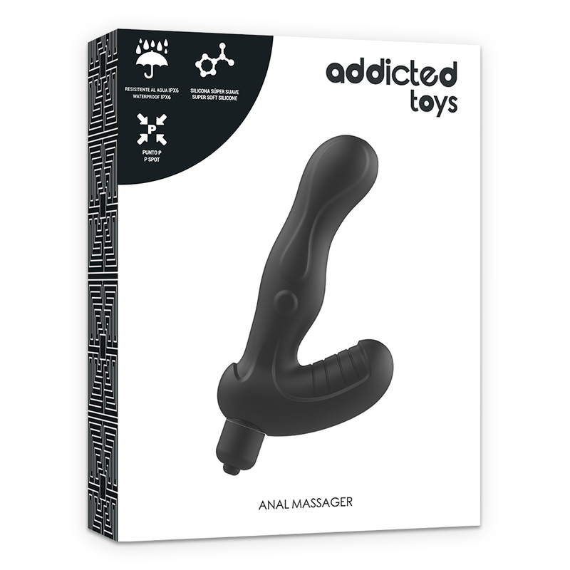 ESTIMULADOR DE PRÓSTATA ANAL DE SILICONE P-SPOT VIBE