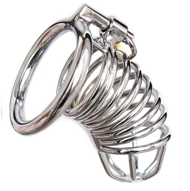 GAIOLA FETICHE DE METAL CHASTITY OHMAMA TAMANHO S