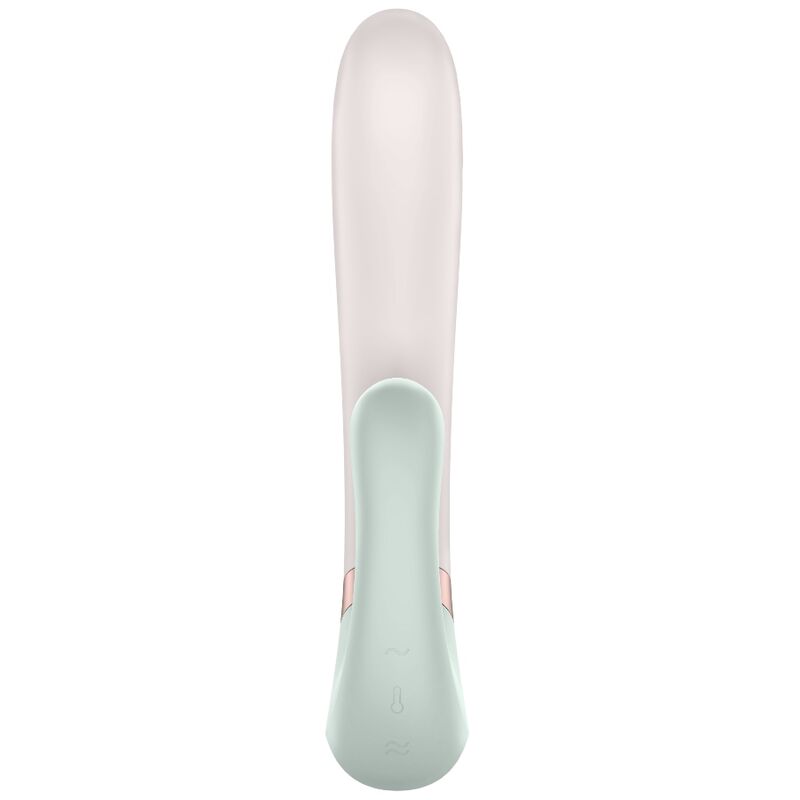 SATISFYER HEAT WAVE VIBRATOR APP - WHITE