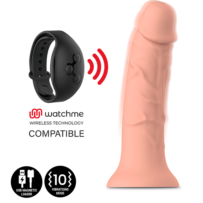 MYTHOLOGY ASHER ORIGINAL DILDO S - VIBRADOR WATCHME TECNOLOGIA SEM FIO COMPATÍVEL