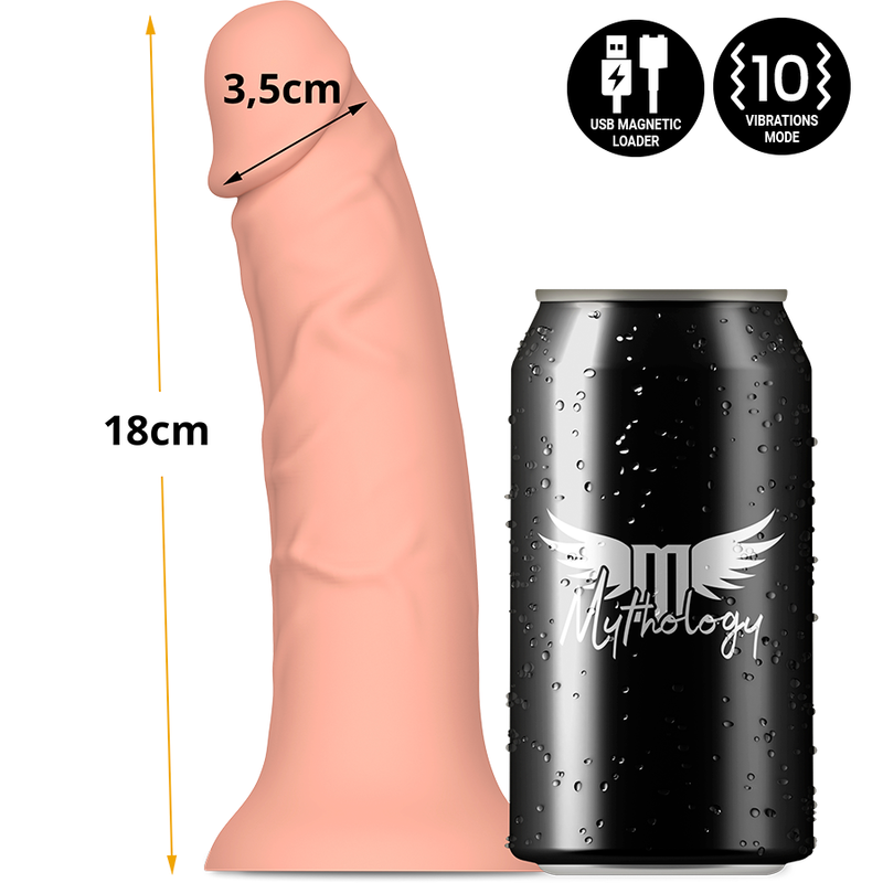 MYTHOLOGY ASHER ORIGINAL DILDO S - VIBRADOR WATCHME TECNOLOGIA SEM FIO COMPATÍVEL