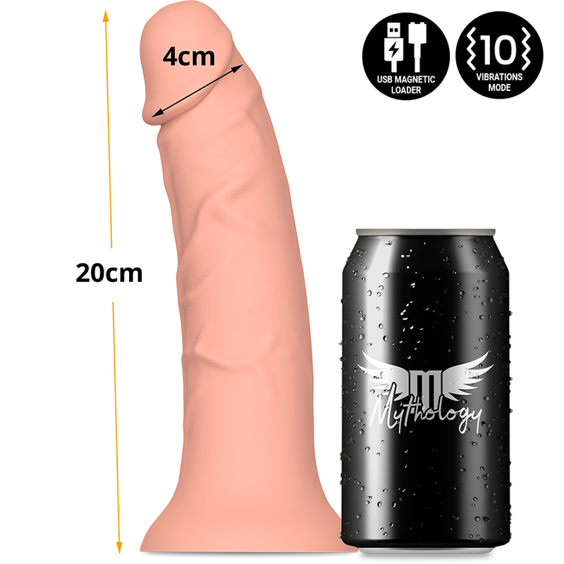 MYTHOLOGY ASHER ORIGINAL DILDO M - VIBRADOR WATCHME TECNOLOGIA SEM FIO COMPATÍVEL