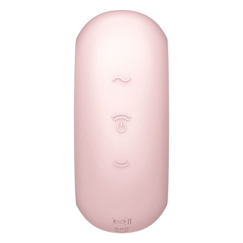 SATISFYER PRO TO GO 3 DOUBLE AIR PULSE STIMULATOR & VIBRATOR - PINK