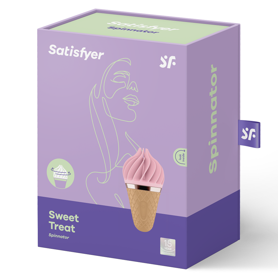 SATISFYER DOCE DE LEITE SPINNATOR MARROM E ROSA
