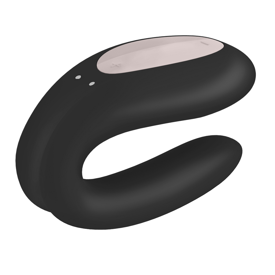 SATISFYER DOUBLE JOY COM APP PRETO