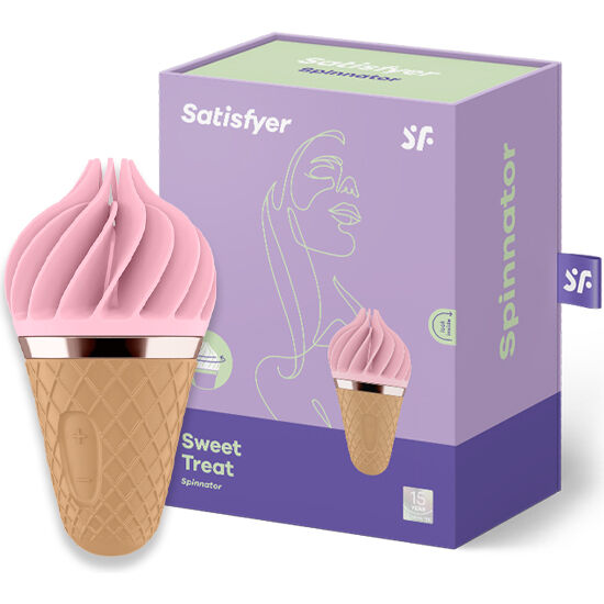 SATISFYER DOCE DE LEITE SPINNATOR MARROM E ROSA