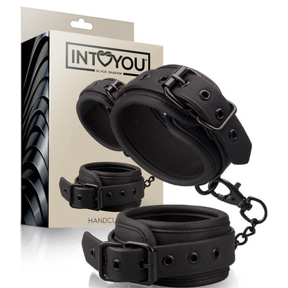 ALGEMAS DE COURO VEGANO INTOYOU BLACK SHADOW