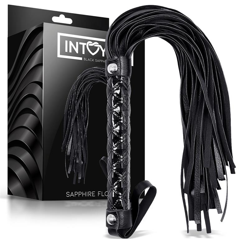 BLACK SAPPHIRE FLOGGER SAFIRA COURO VEGANO