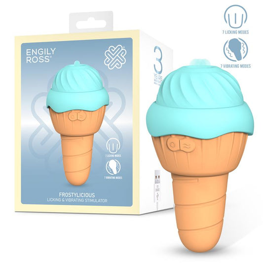 ESTIMULADOR ENGILY ROSS FROSTYLICIOUS COM LÍNGUA ESTIMULANTE E VIBRAÇÃO