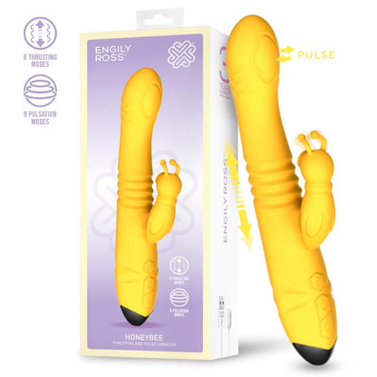 VIBRADOR ENGILY ROSS HONEYBEE COM IMPULSO E PULSAÇÃO
