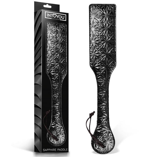 PÁ DE COURO VEGANO DE SAFIRA BLACK SAPPHIRE