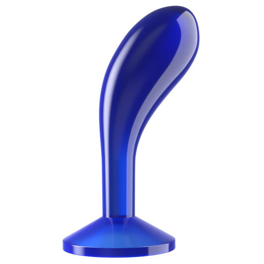 PLUG ANAL LOVETOY IMPECÁVEL TRANSPARENTE AZUL 6