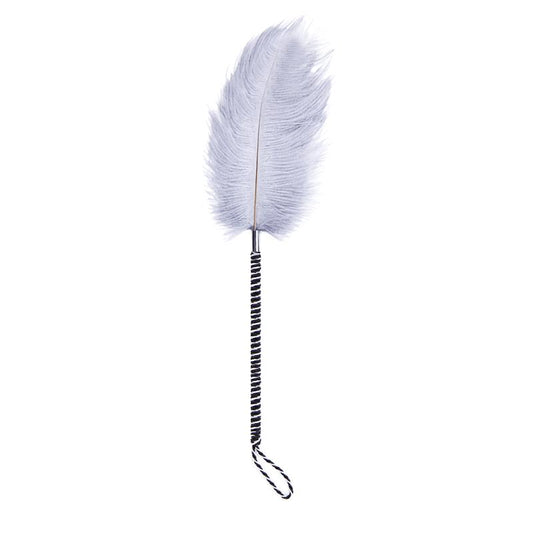 LATETOBED BDSM LINE PENAS ESTIMULANTES 46 CM BRANCO/PRETO