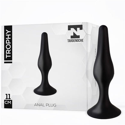 PLUG ANAL 11 CM SILICONE PRETO