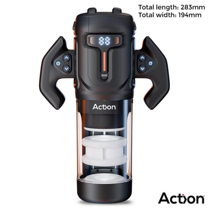 ACTION Zyon Advanced Masturbador Automático com Cima e Baixo e Rotação