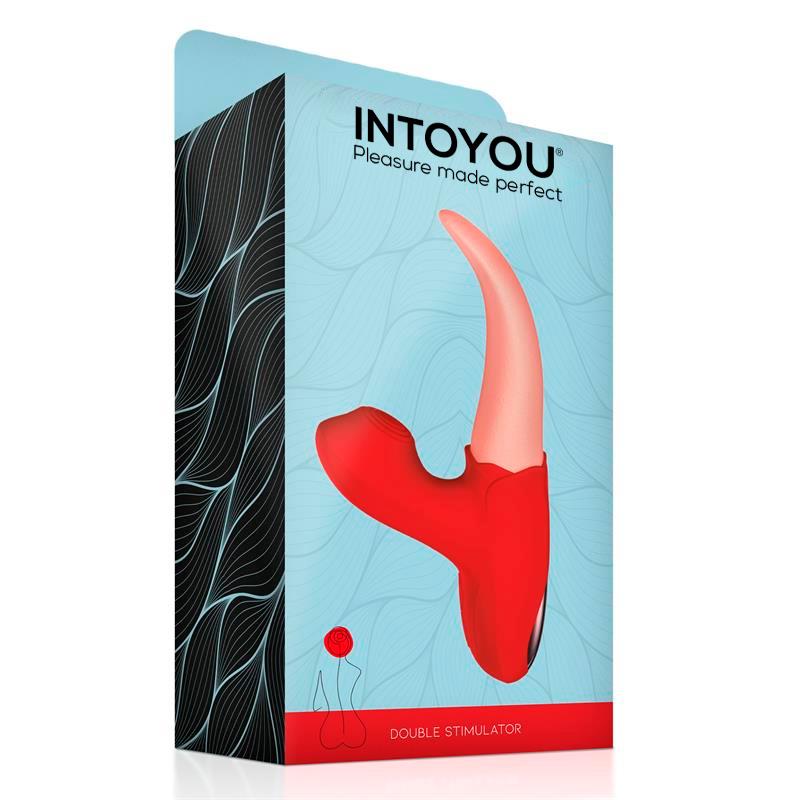 ESTIMULADOR DUPLO INTOYOU COM LÍNGUA E PULSAÇÃO